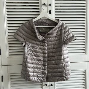 Herno Light Grey Puffer Jacket - Size S